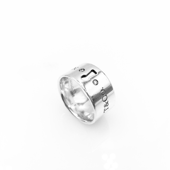 Tiffany & Co. Wide Locks Diamond Ring - Picture 4 of 6